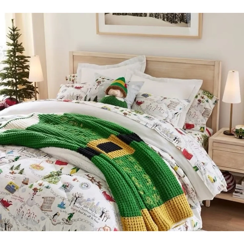 New Pottery Barn Elf™ Percale Queen Sheet Set